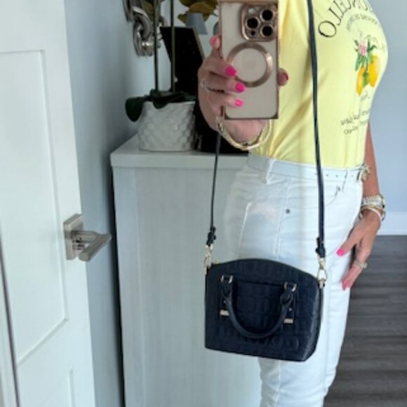 Brahmin Duxie Poolside Basque Genuine Leather Crossbody/Handbag - Picture 3 of 10